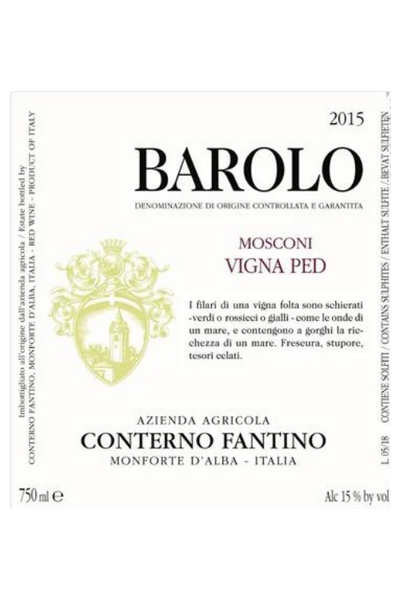 Conterno Fantino, Barolo, Mosconi Vigna Ped 2019 6x75cl
