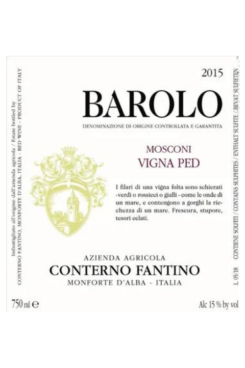 Conterno Fantino, Barolo, Mosconi Vigna Ped 2019 6x75cl