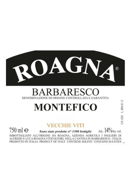 Roagna Montefico Vecchie Viti, Barbaresco DOCG 2010 6x75cl