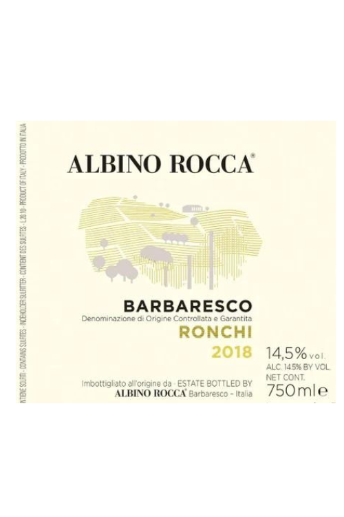 Albino Rocca, Barbaresco, Ronchi 2019 6x75cl