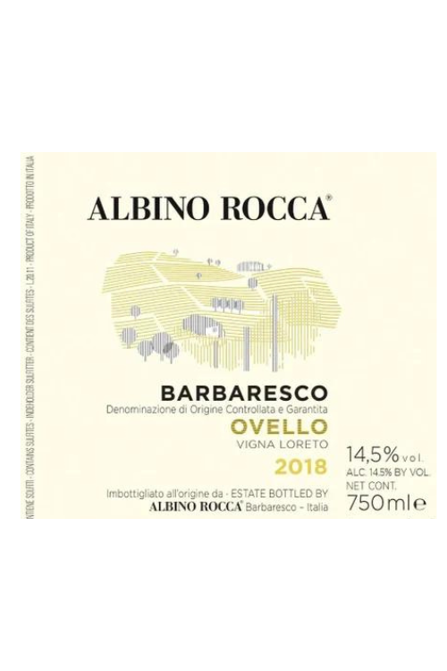 Albino Rocca, Barbaresco, Ovello Vigna Loreto 2019 6x75cl