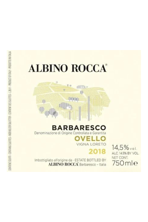 Albino Rocca, Barbaresco, Ovello Vigna Loreto 2019 1x75cl