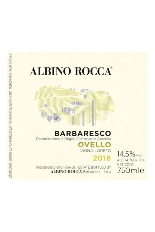 Albino Rocca, Barbaresco, Ovello Vigna Loreto 2021 6x75cl