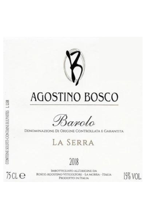 Bosco Agostino, Barolo, La Serra 2018 6x75cl