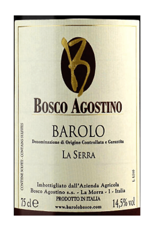 Bosco Agostino, Barolo, La Serra 2020 6x75cl