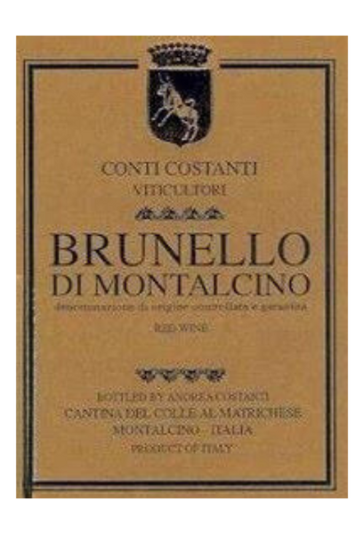 Conti Costanti Brunello di Montalcino 2013 6x75cl