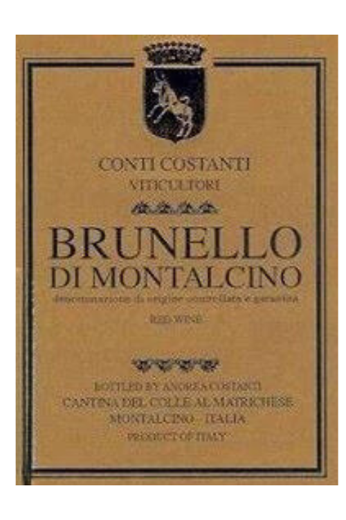 Conti Costanti Brunello di Montalcino 2013 6x75cl