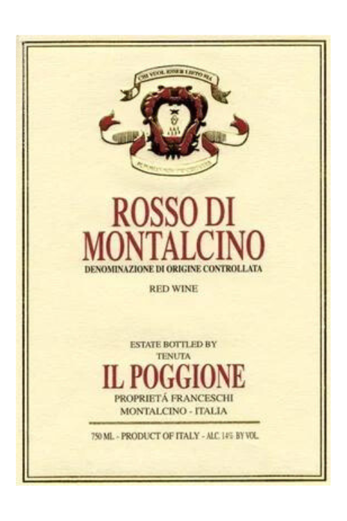 Il Poggione Rosso di Montalcino 2015 6x75cl