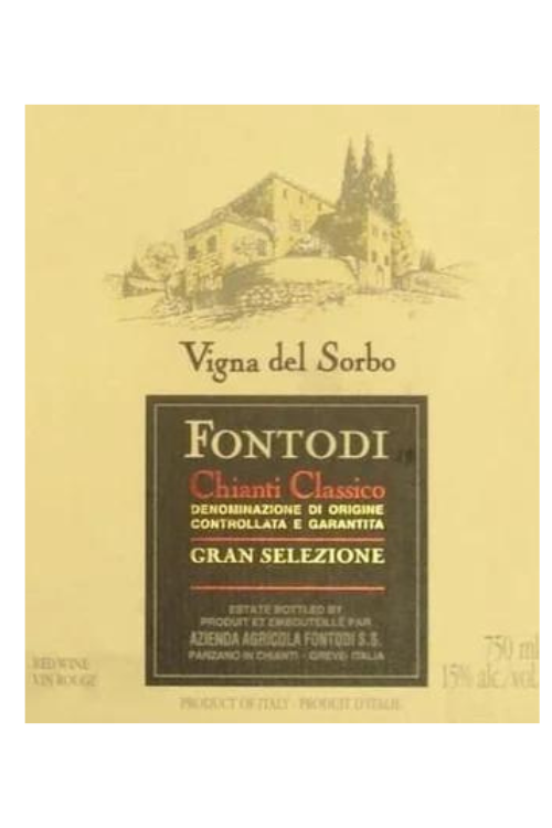 Fontodi, Chianti Classico, Gran Selezione,Vigna del Sorbo 2020 6x75cl