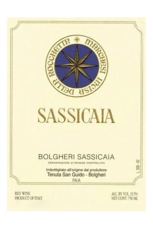 Tenuta San Guido, Sassicaia 2020 6x75cl