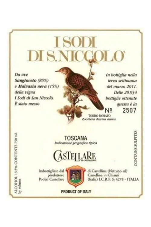 Castellare, I Sodi di San Niccolo, IGT Toscana 2016 6x75cl