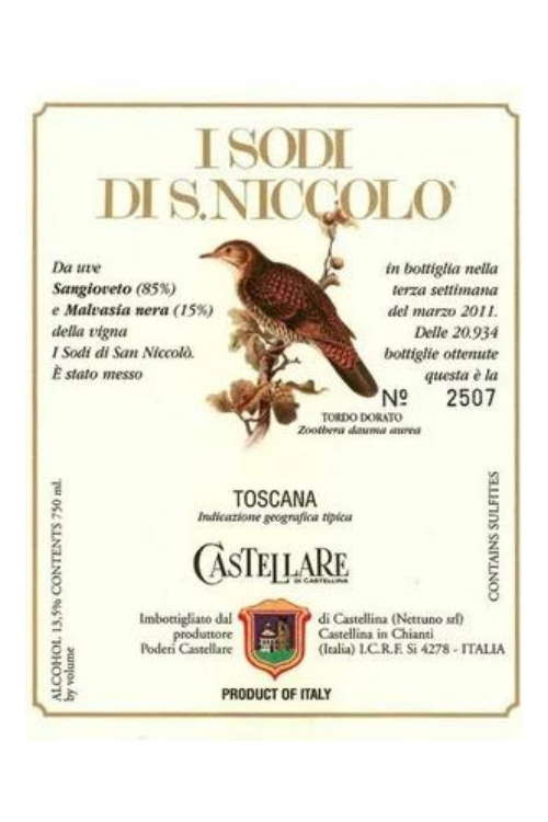 Castellare, I Sodi di San Niccolo, IGT Toscana 2020 6x75cl