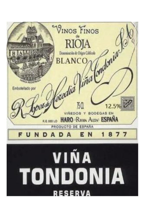 R. Lopez de Heredia Vina Tondonia Gran Reserva Blanco, Rioja DOCa, 1996 1x75cl