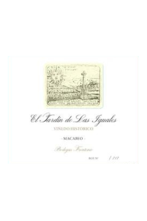 Bodegas Frontonio, El Jardín de las Iguales Macabeo 2017 6x75cl