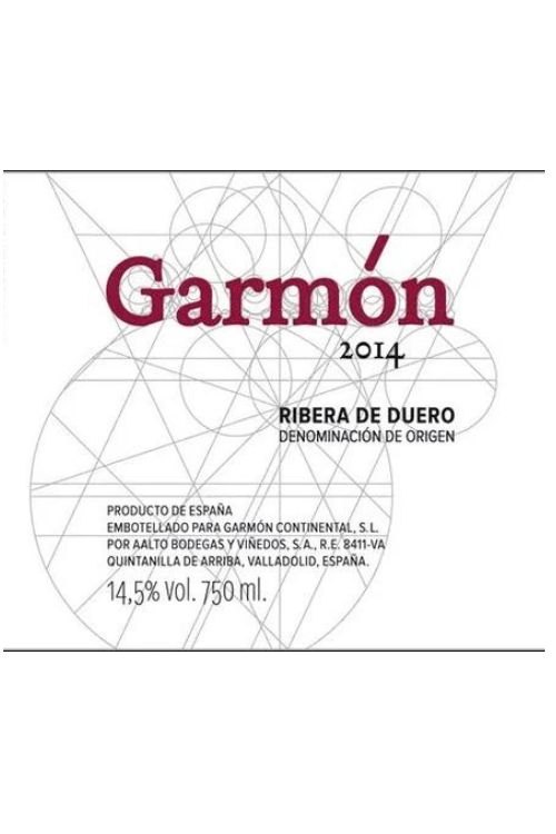 Garmon Continental 'Garmon', Ribera del Duero, 2017 6x75cl