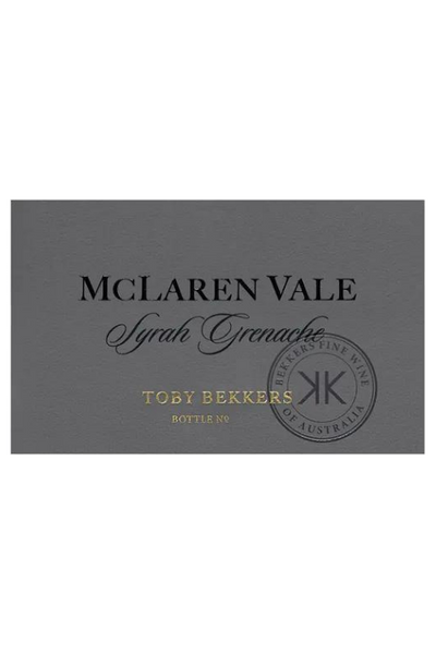 Bekkers McLaren Vale Syrah Grenache 2019 6x75cl