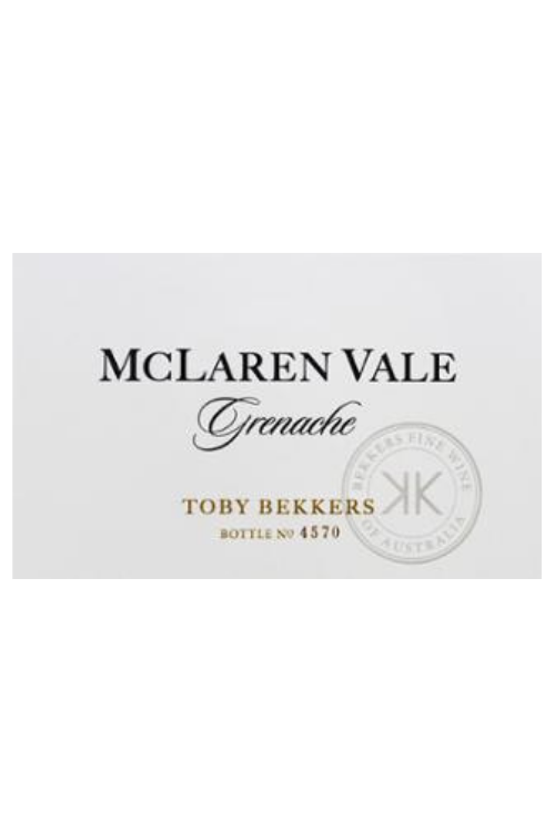 Bekkers McLaren Vale Grenache 2017 6x75cl
