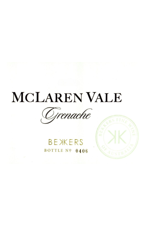 Bekkers McLaren Vale Grenache 2019 1x75cl