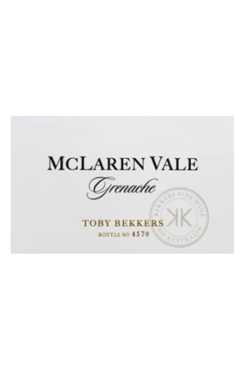 Bekkers McLaren Vale Grenache 2020 1x75cl