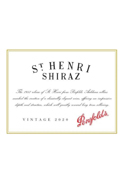 Penfolds St. Henri Shiraz, South Australia 2010 6x75cl