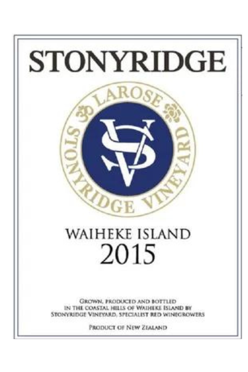 Stonyridge Vineyard, Larose, Waiheke Island 2009 6x75cl