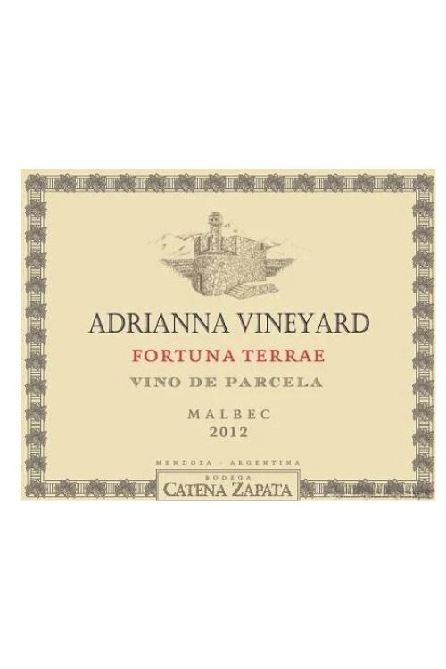 Catena Zapata Adrianna Vineyard Fortuna Terrae Malbec 2012 3x75cl