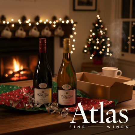 Australian Curly Flat 2 Bottle Christmas Gift Box