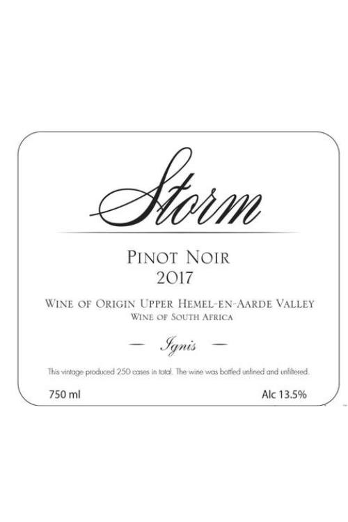 Storm, Pinot Noir, Ignis 2021 6x75cl