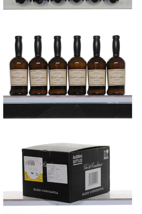 Klein Constantia Vin de Constance Natural Sweet Wine, Constantia 2015 6x50cl