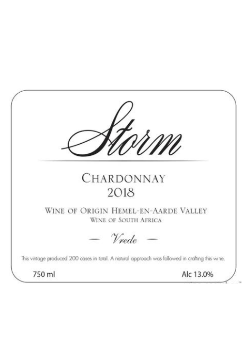 Storm, Chardonnay, Vrede 2022 6x75cl