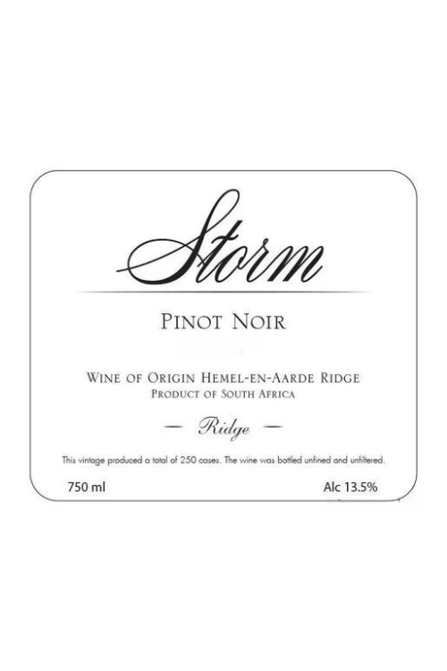 Storm, Pinot Noir, Ridge 2022 6x75cl