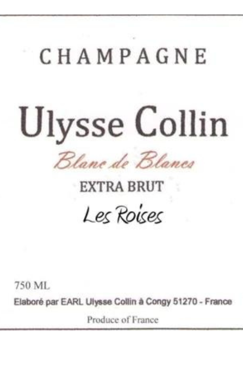 Ulysse Collin Extra Brut Blanc de Blancs Les Roises, NV 6x75cl