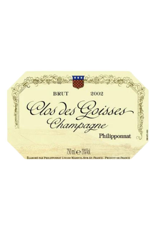 Champagne Philipponnat, Le Clos des Goisses 2002 6x75cl
