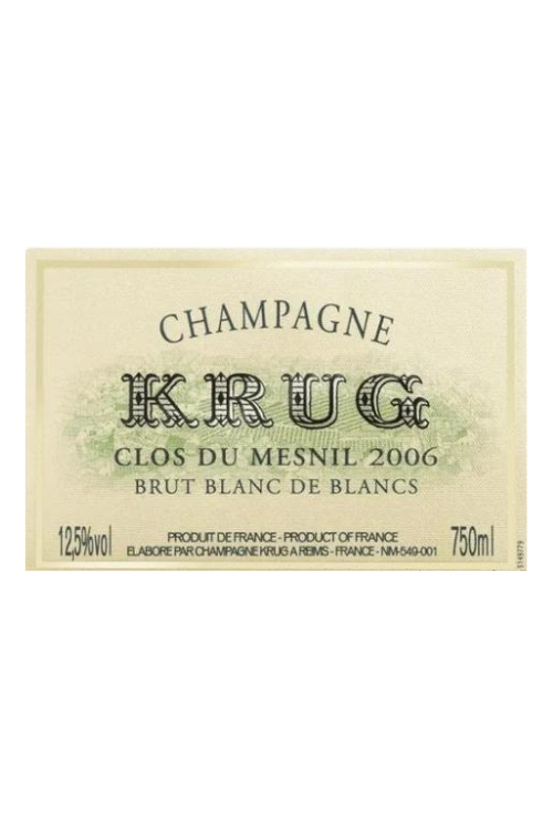 Krug, Clos du Mesnil 2006 1x75cl