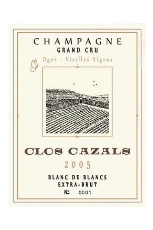 Champagne Claude Cazals, Le Clos Cazals, Blanc de Blanc, Grand Cru, 2013 1x75cl