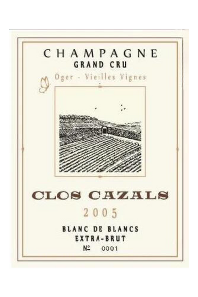 Champagne Claude Cazals, Le Clos Cazals, Blanc de Blancs, Grand Cru 2014 3x150cl
