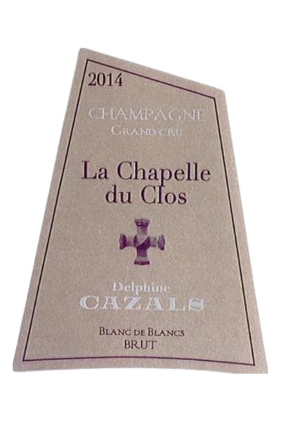 Claude Cazals, La Chapelle du Clos Blanc de Blancs, Grand Cru 2017 1x150cl