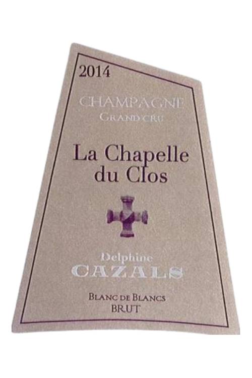 Claude Cazals, La Chapelle du Clos Blanc de Blancs, Grand Cru 2017 1x150cl