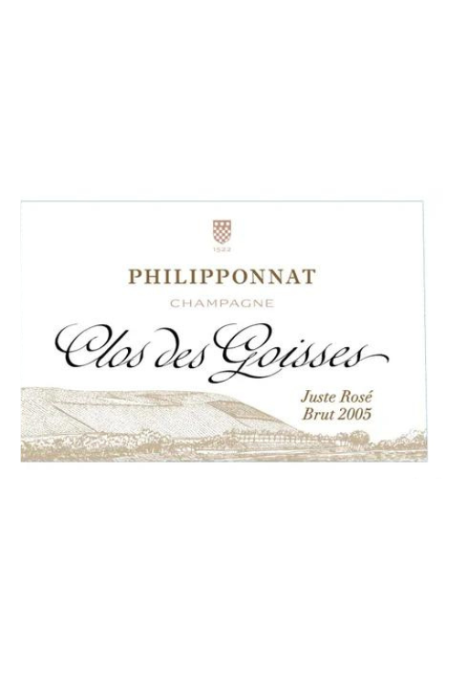 Philipponnat Clos des Goisses Juste Rosé, 2012 3x75cl