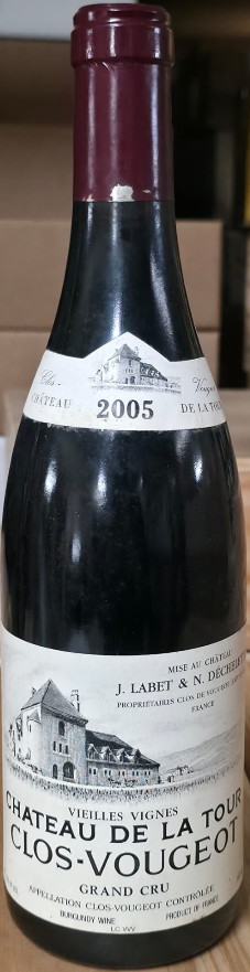 Château de La Tour, Clos de Vougeot Grand Cru, VV 2005 1x75cl