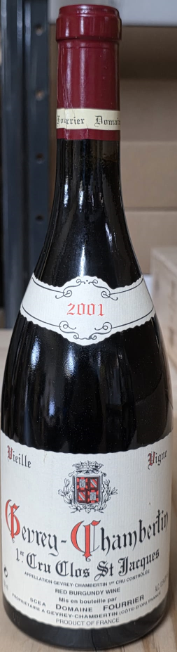 Domaine Fourrier, Gevrey-Chambertin 1er Cru, Clos St Jacques 2001 1x75cl