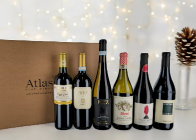 Six Bottle Italian Christmas Gift Box