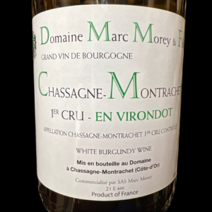 2020 Chassagne-Montrachet, 1er Cru en Virondot from Marc Morey