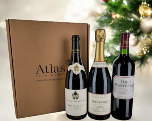 Three Bottle Luxury Christmas Gift Box