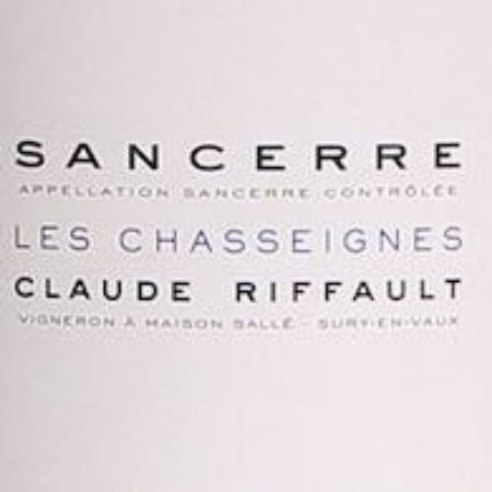 2023 Sancerre, Chasseignes, Claude Riffault - 'A really classy example that is so ready to go.'
