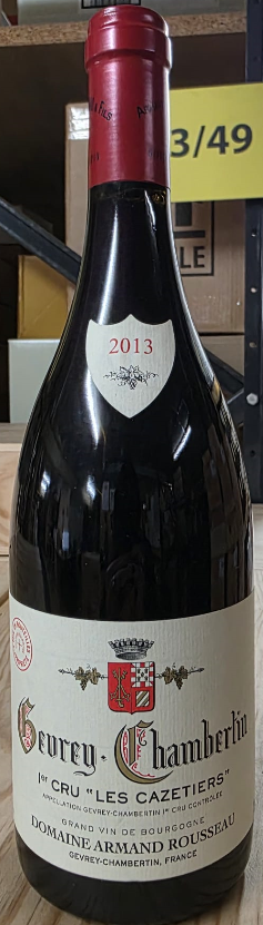 Domaine Armand Rousseau Gevrey-Chambertin 1er Cru Les Cazetiers 2013 1x75cl