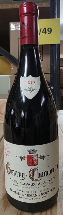 Domaine Armand Rousseau, Gevrey-Chambertin 1er Cru,  Lavaux St-Jacques 2013 1x75cl